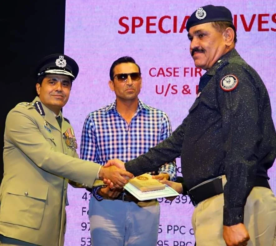 Historical photograph supplied from Jahan Khan Niazi’s police-service years.